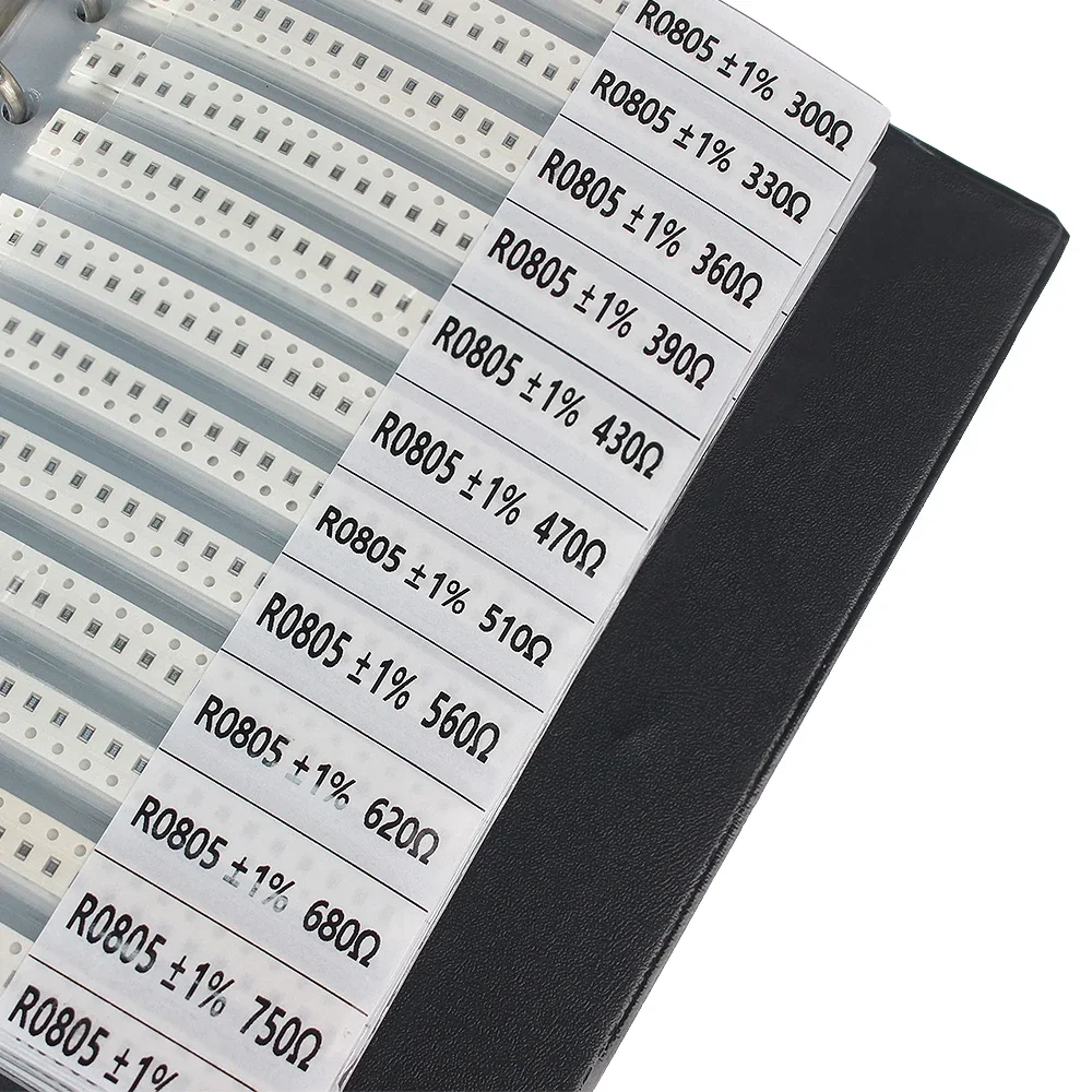 Diy Electronics Book - 4250PCS 0805 SMD Resistor Book Kit
