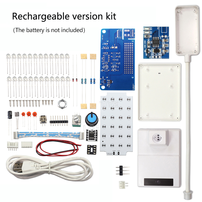 Diy Electronics Table - NE555 LED Dimming Table Lamp Kit