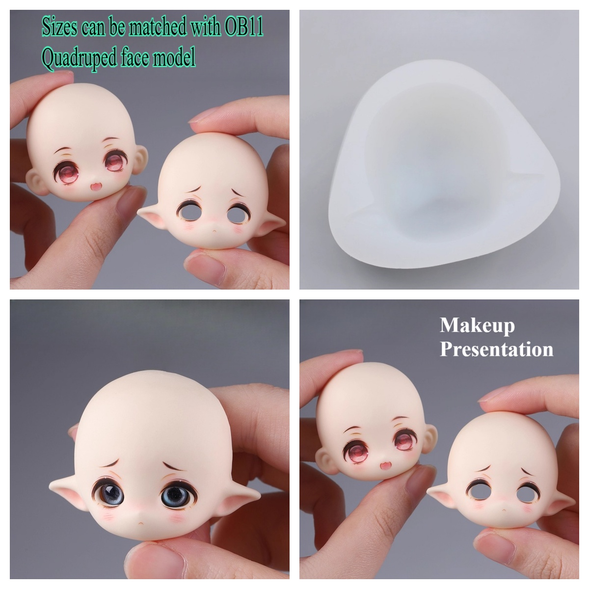 Diy Q - Q Style Elf Ears Facial Silicone