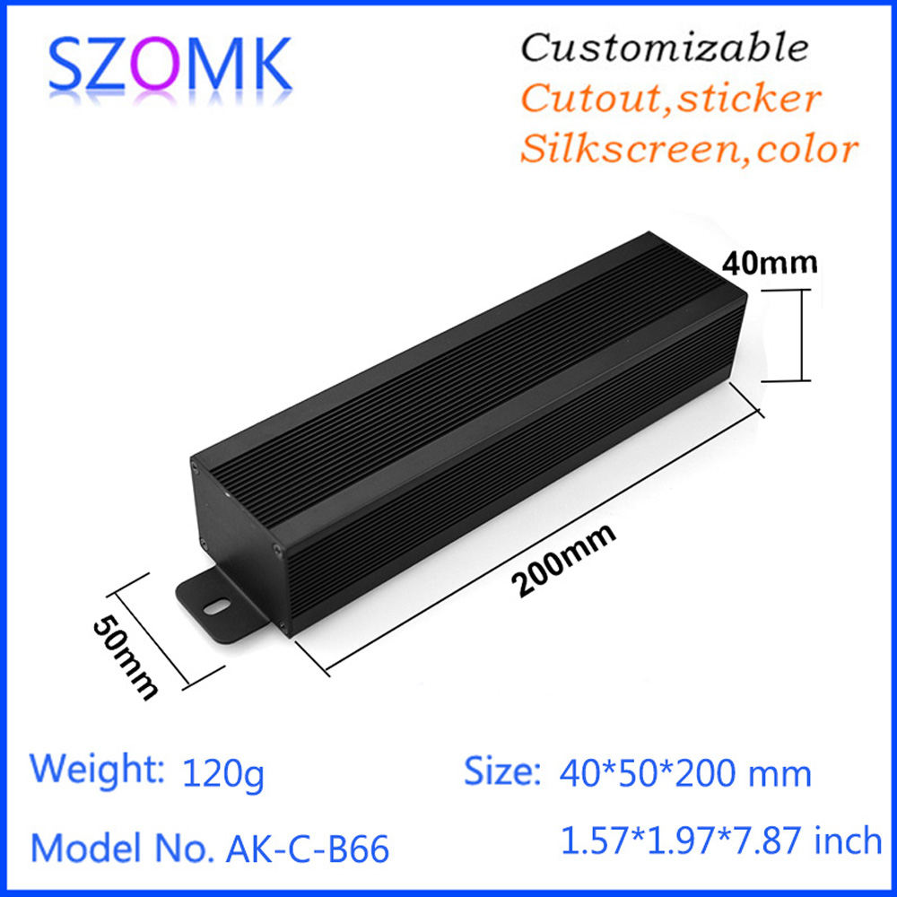 Diy Electronics Websites - 1Piece 40*50*200mm Aluminum Box Enclosure Electronics