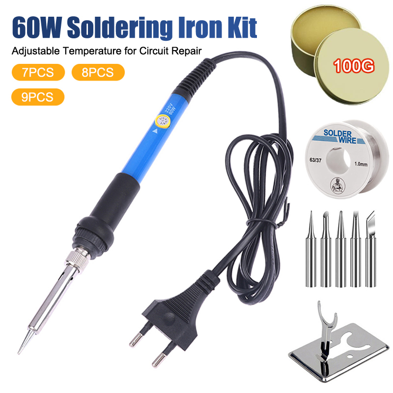 Adjustable Temp 220V 60W Elect - Diy Kit Elektronik 评论和价格