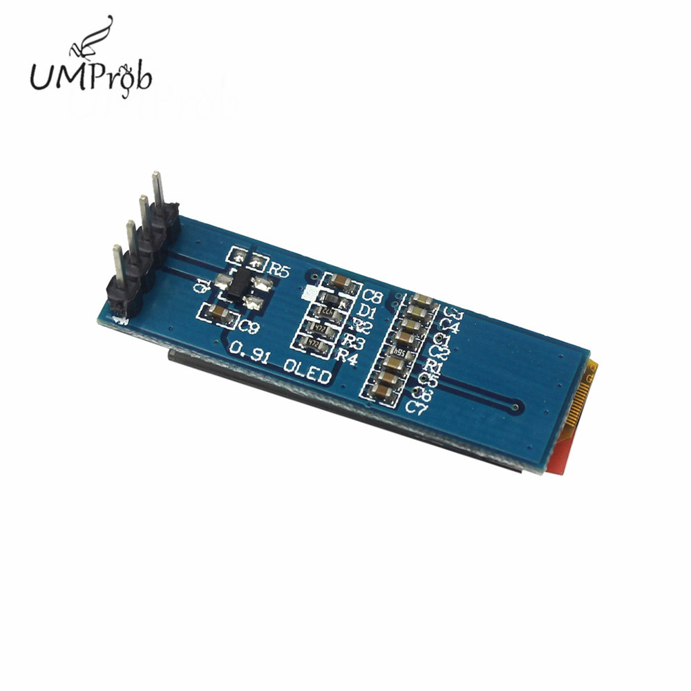 0.91 Inch 128x32 IIC I2C White - Arduino Diy Electronics 评论和价格