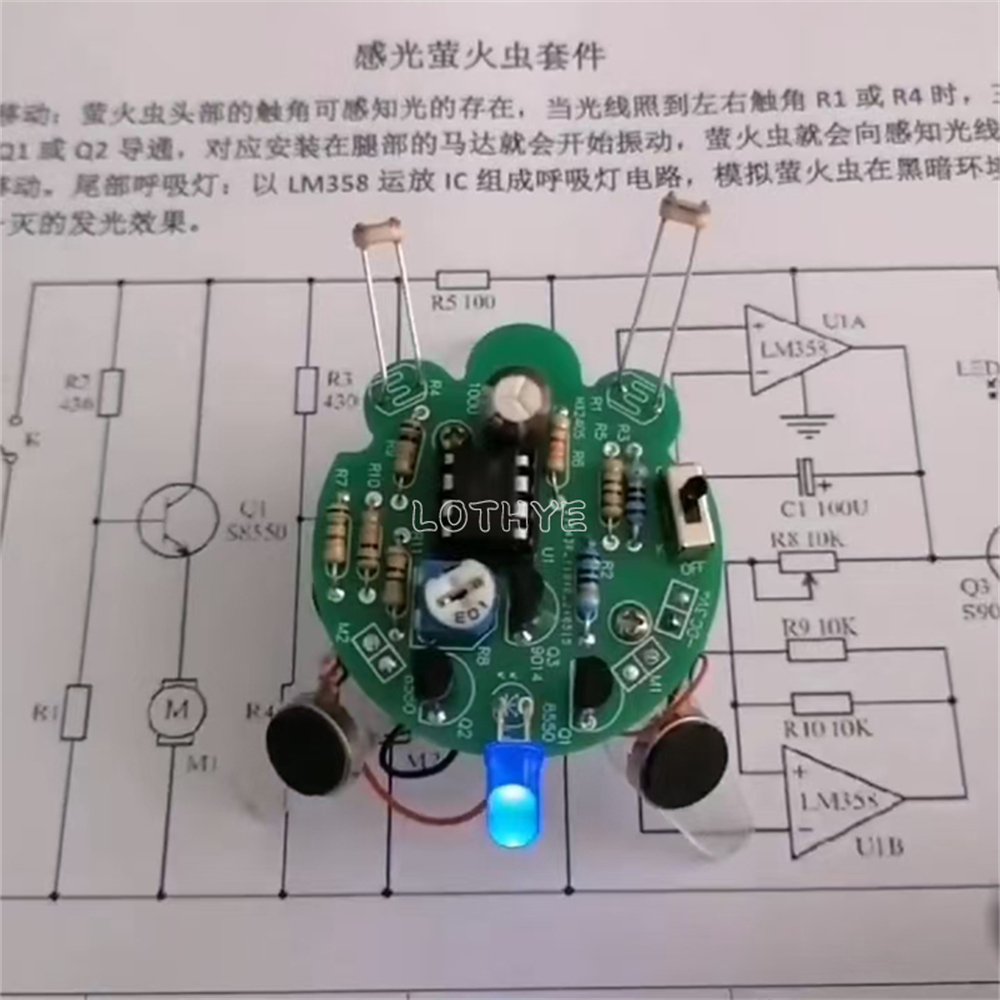 Photosensitive Firefly Kit Mob - Diy Electronics Workbench 评论和价格