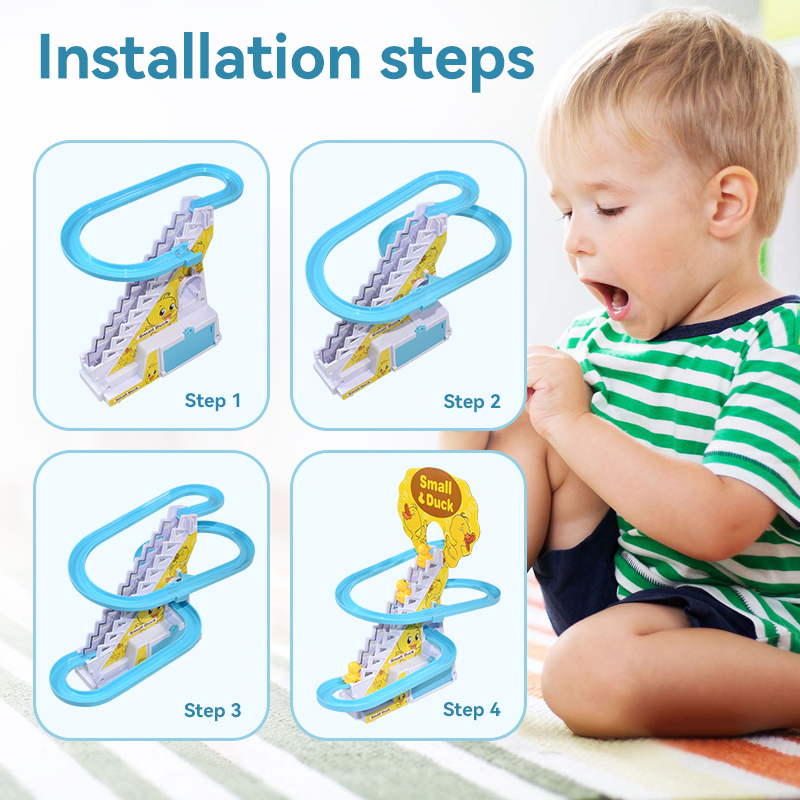 Climbing Stairs Track Toys Ele - Diy Electronics Game 评论和价格