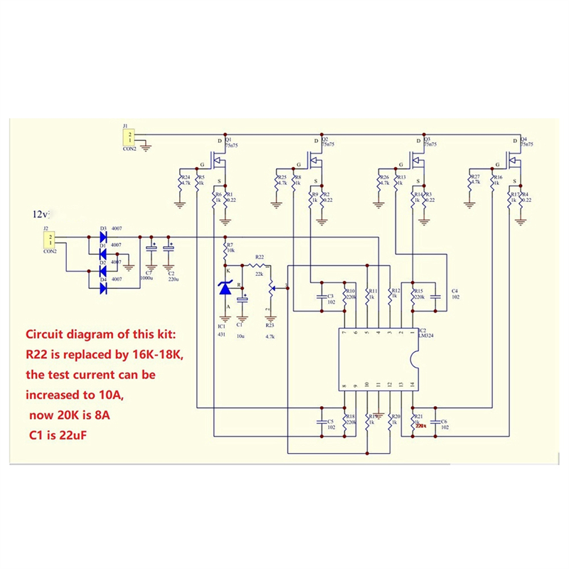 AC88-2X DIY Kits 150W 10A Batt - Diy Electronic Load 评论和价格