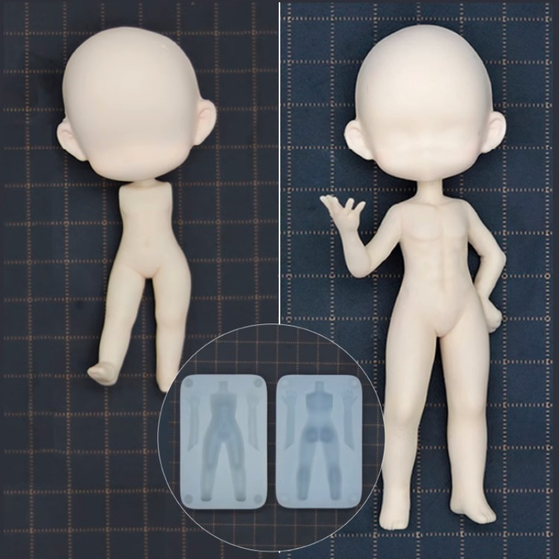6cm/8cm Q Version of Man Body  - Diy Q 评论和价格
