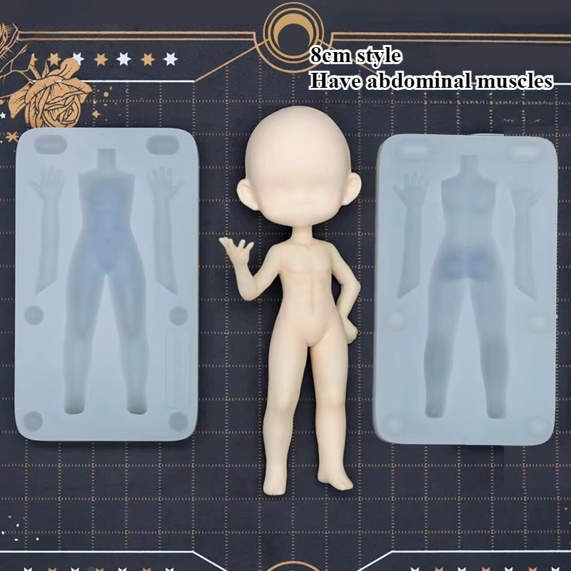 6cm/8cm Q Version of Man Body  - Diy Q 评论和价格