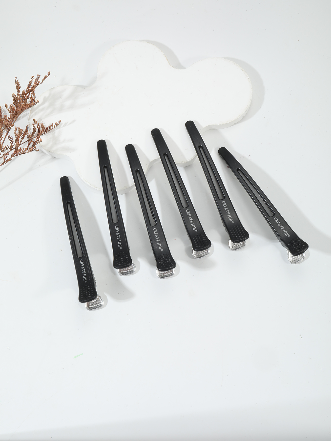 6 Pieces/Set of Non Bent Hair  - Crocodile Clip Set 评论和价格