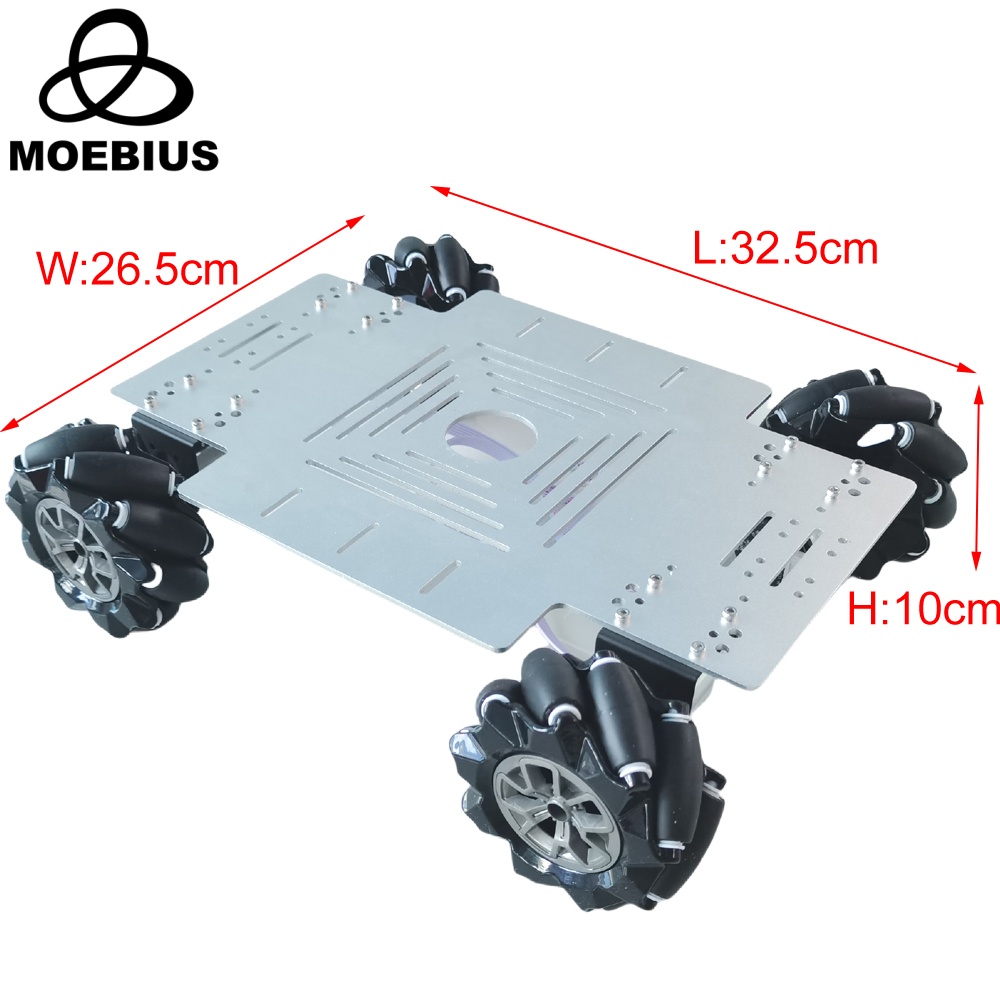 25KG Load 4WD Mecanum Wheel Ro - Diy Kit Elektronik 评论和价格