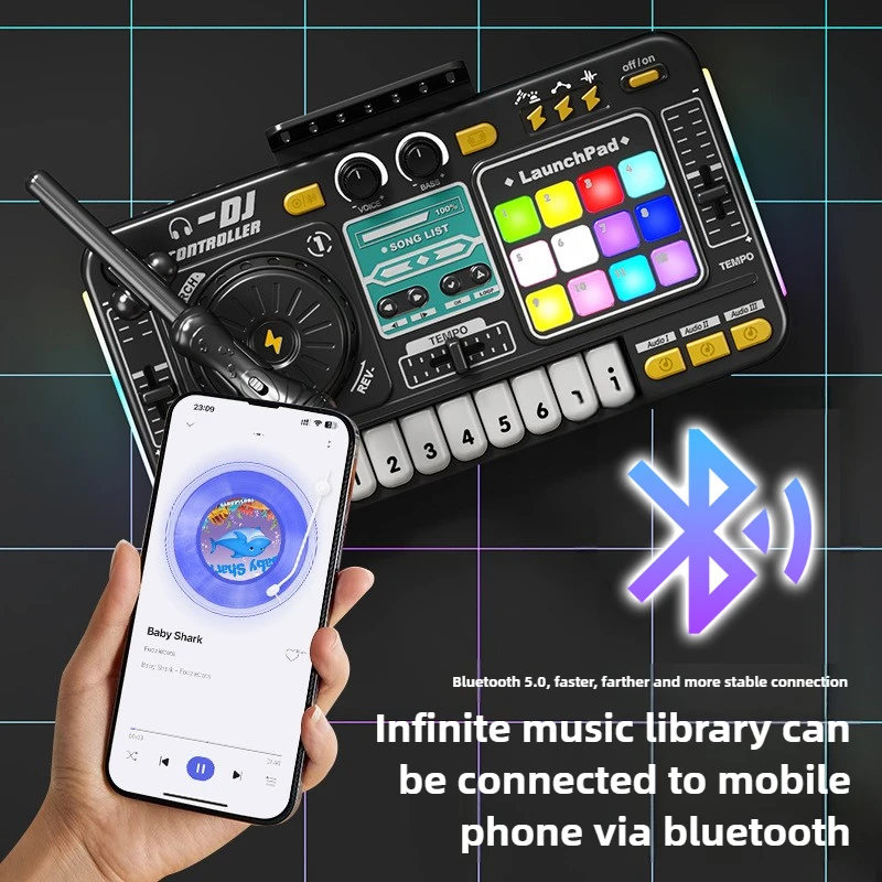 Kids DJ Controller Music Toy M - Diy Electronics Music 评论和价格