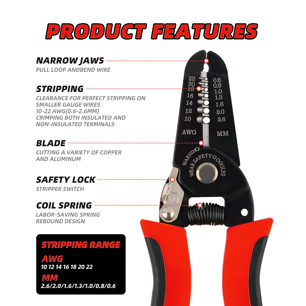 Wire Cutter, Wire Stripper Cri - Wire Stripper Cutter 评论和价格