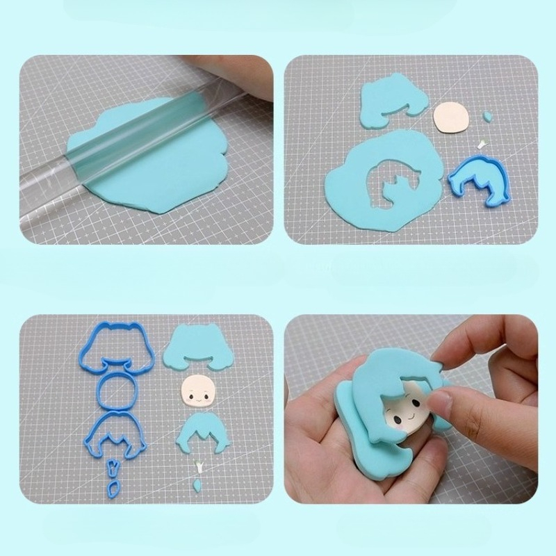 Biscuit Clay Doll Cutting Mold - Diy Q 评论和价格