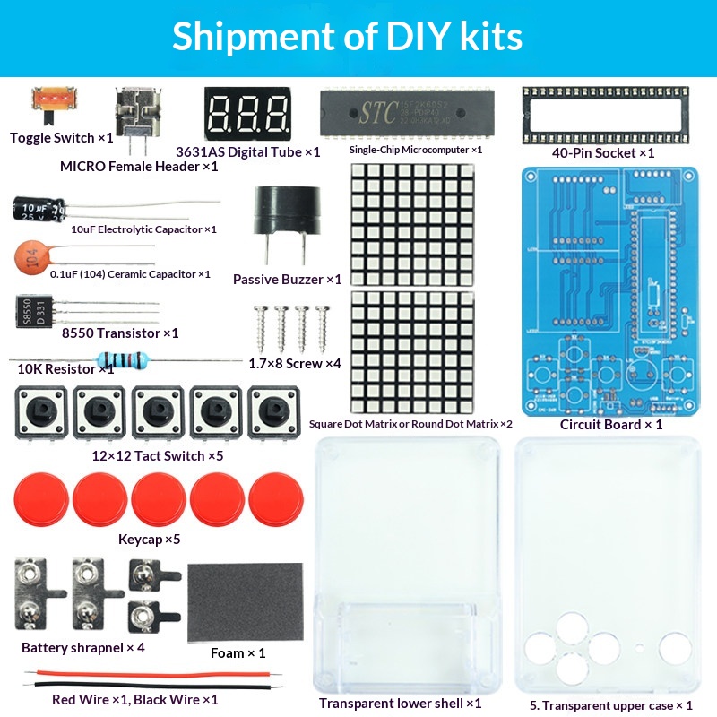 Pixel Game Machine Production  - Diy Electronics Game 评论和价格