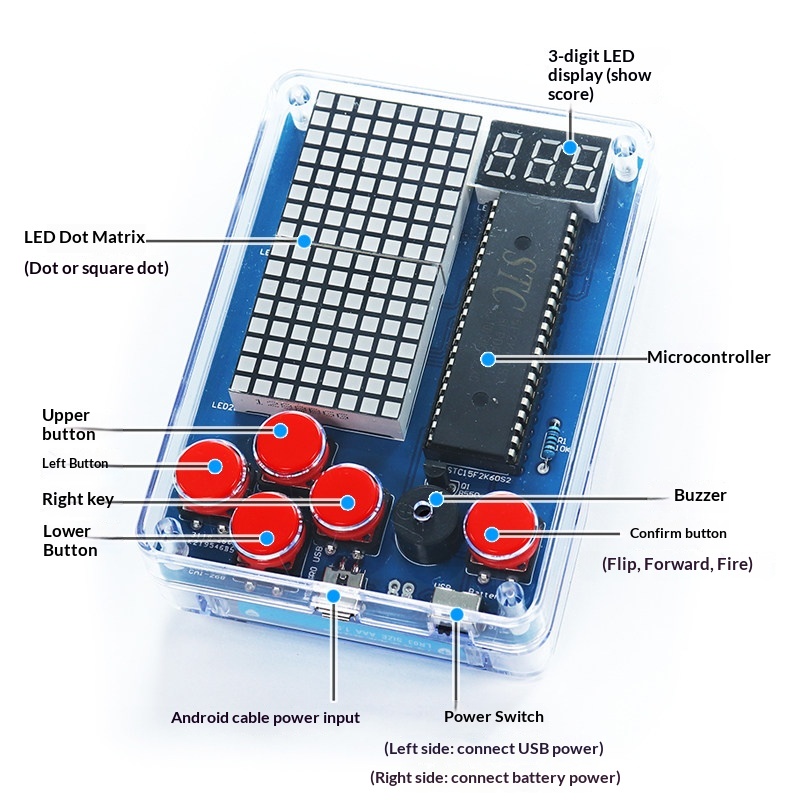 Pixel Game Machine Production  - Diy Electronics Game 评论和价格