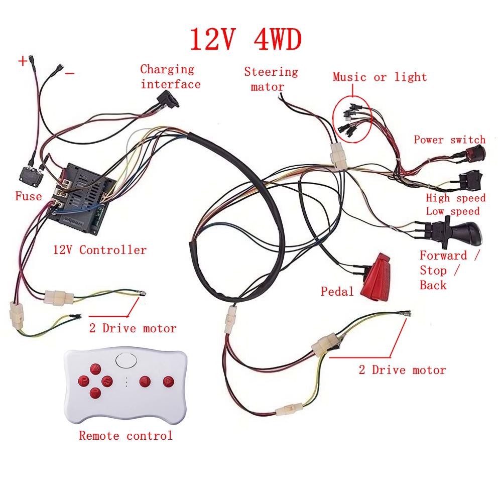 Child electric car DIY modifie - Diy Kit Elektronik 评论和价格