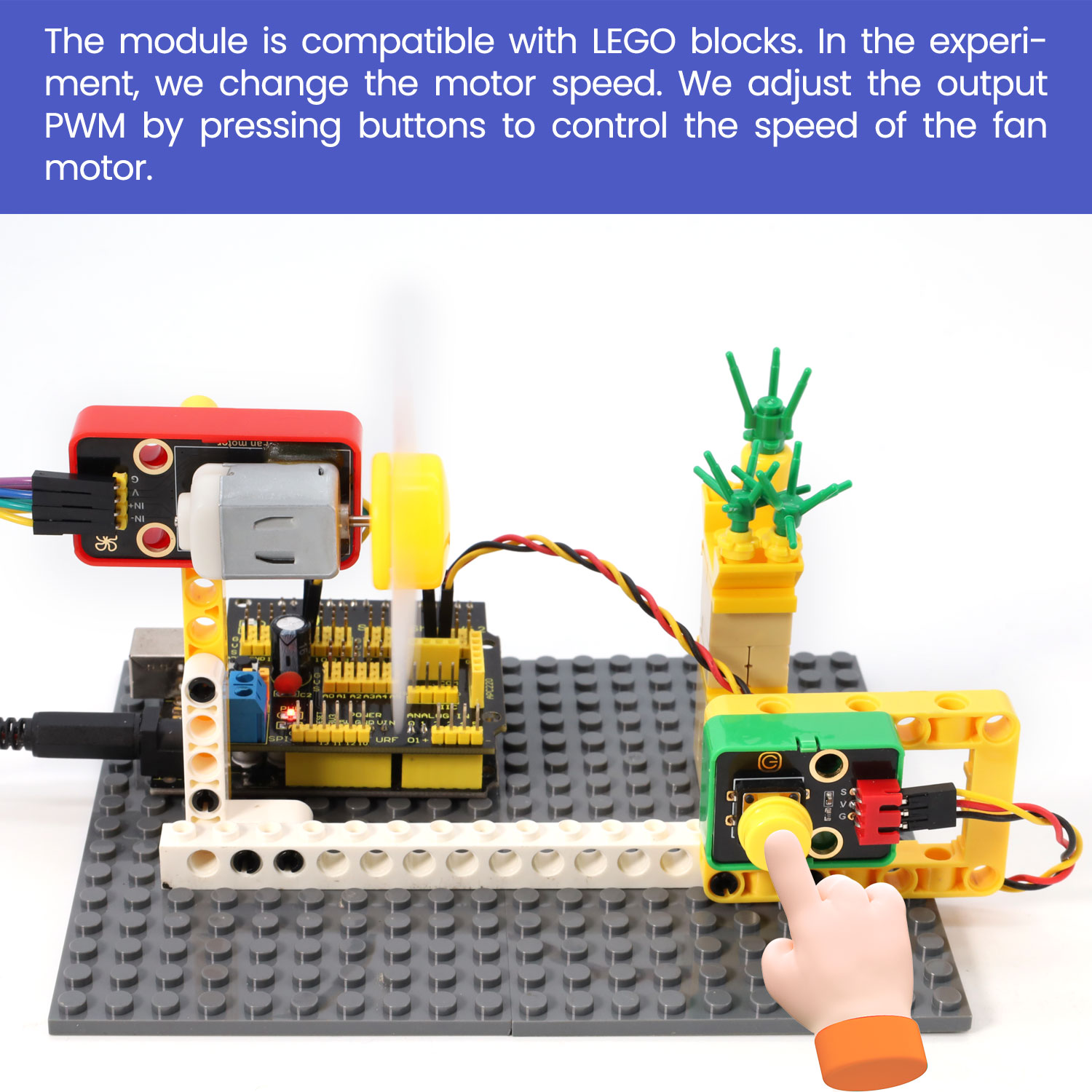 DC 3-6V 130 Motor Fan Module f - Diy Lego Electronics 评论和价格