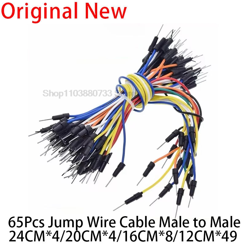 65Pcs/lot Jump Wires Cable Fle - Diy Electronics Load Cell 评论和价格