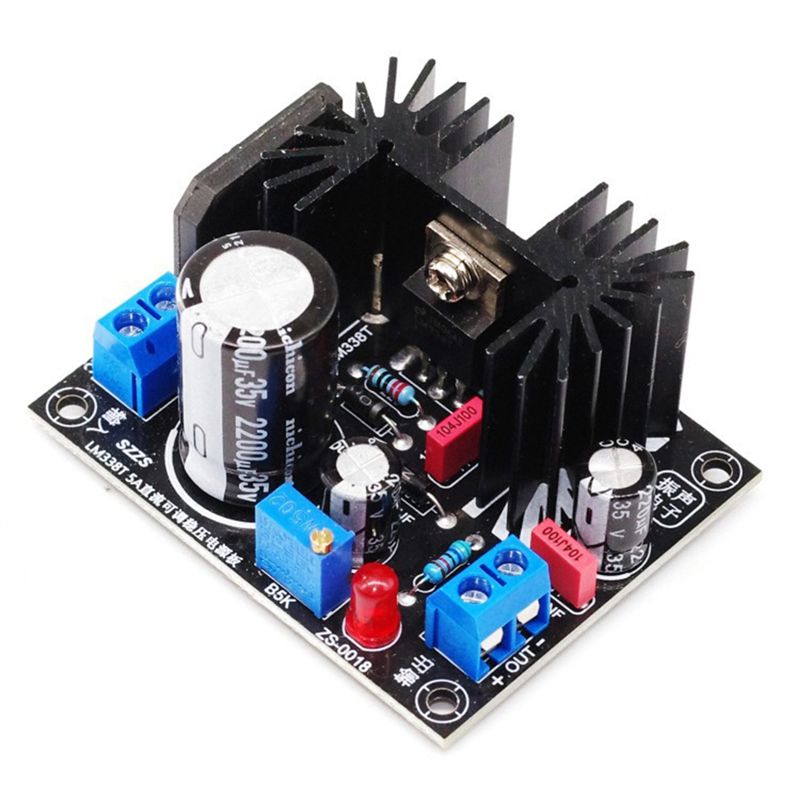 LM338 5A Output Adjustable Lin - Diy Electronics Board 评论和价格
