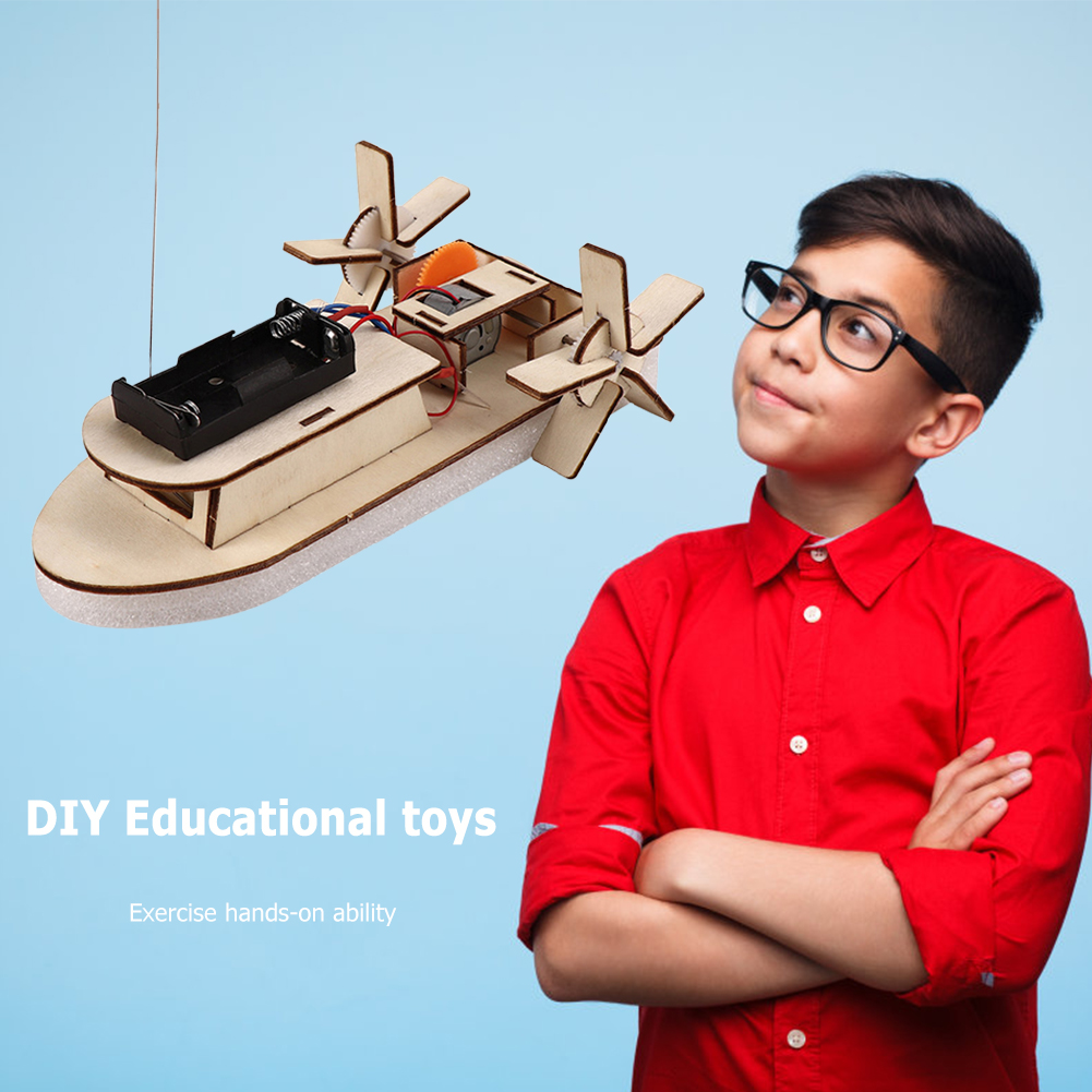 DIY Boat Model Science Toys Ki - Diy Kit Elektronik 评论和价格