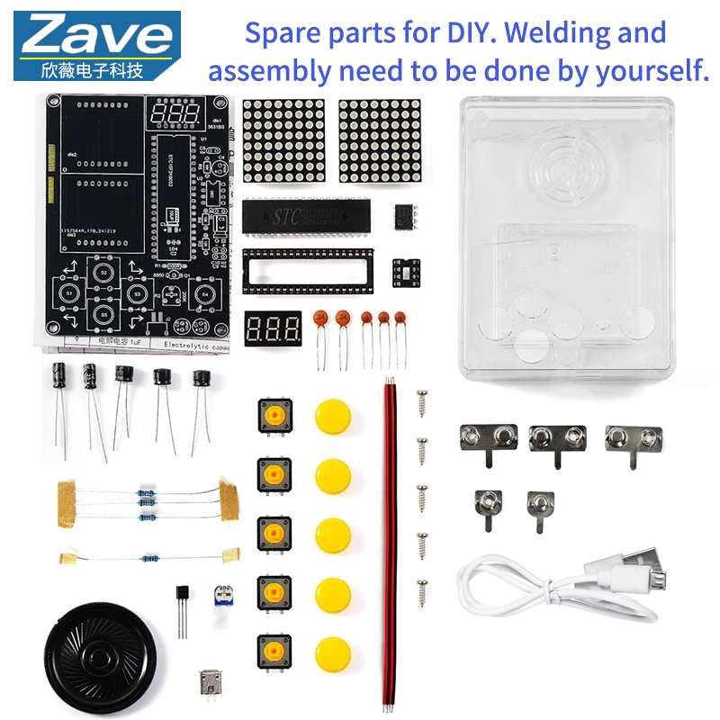 Pixel Game Console Making Kit: - Diy Electronics Game 评论和价格