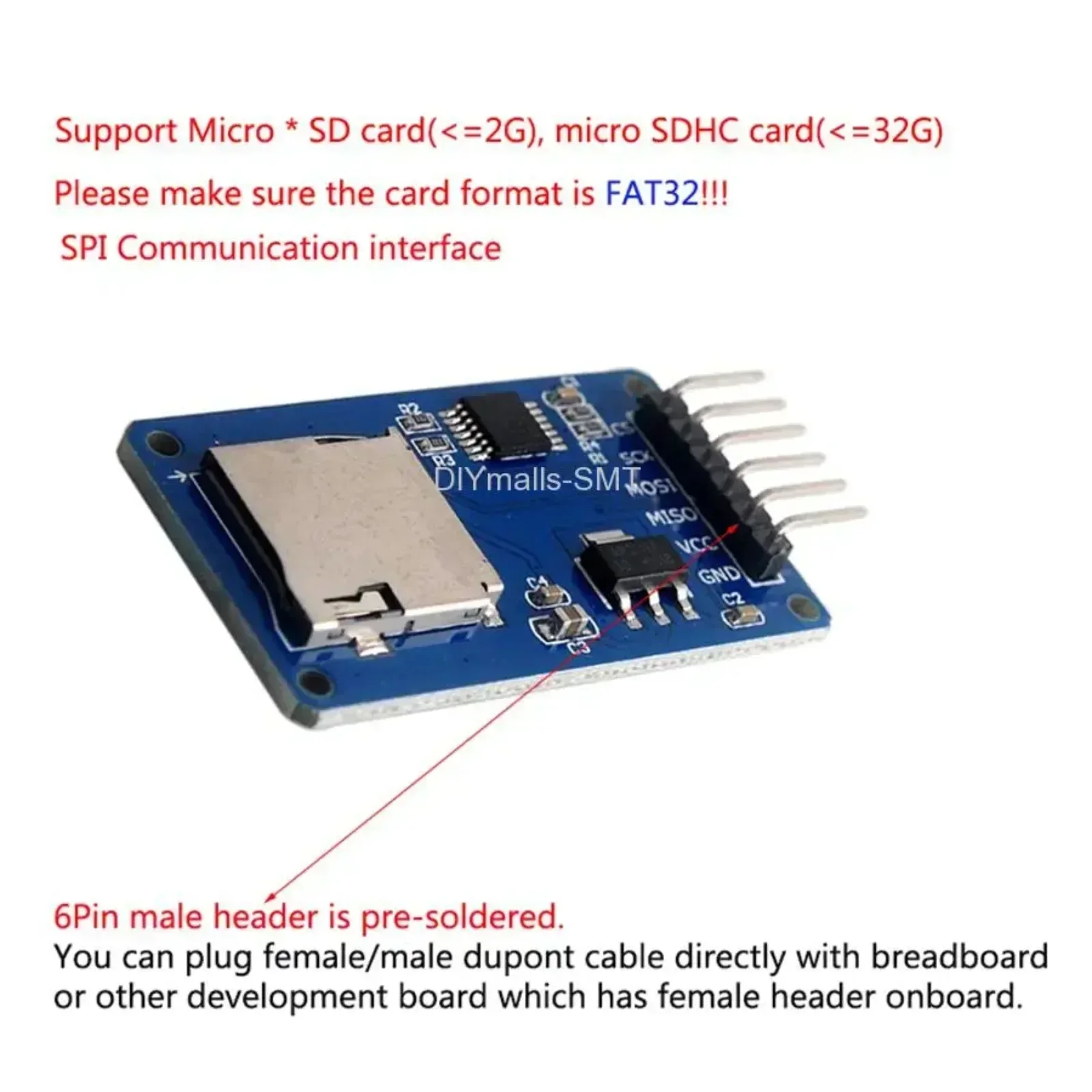 5PCS Micro SD Card Module With - Sd Card Module Spi 评论和价格