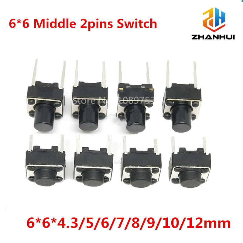 20/50/100Pcs 6x6mm Micro Tacti - Arduino Diy Electronics 评论和价格