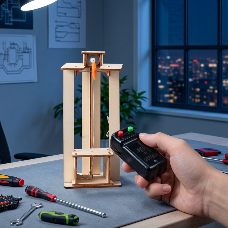 DIY Electric Elevator Lift Mod - Diy Kit Elektronik 评论和价格