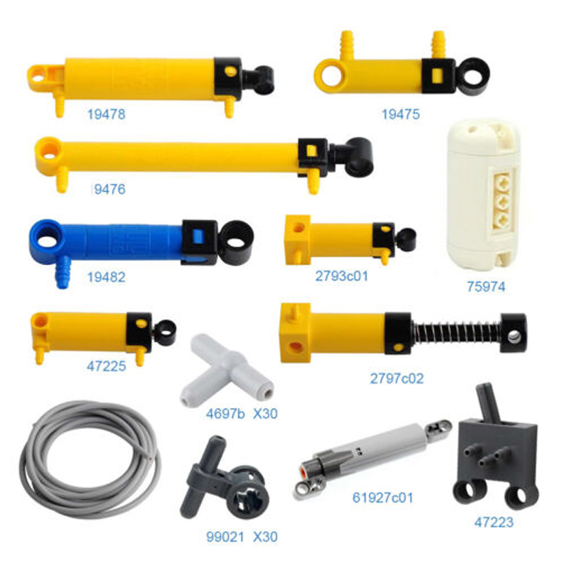 Pneumatic Parts Set Cylinder T - Diy Lego Electronics 评论和价格