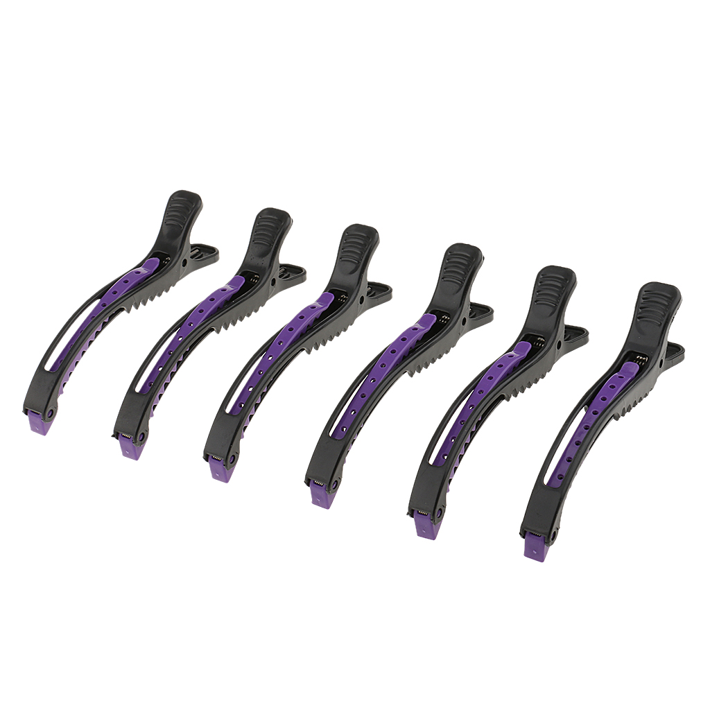 6PCS Pro Hairdressing Salon Se - Crocodile Clip Set 评论和价格