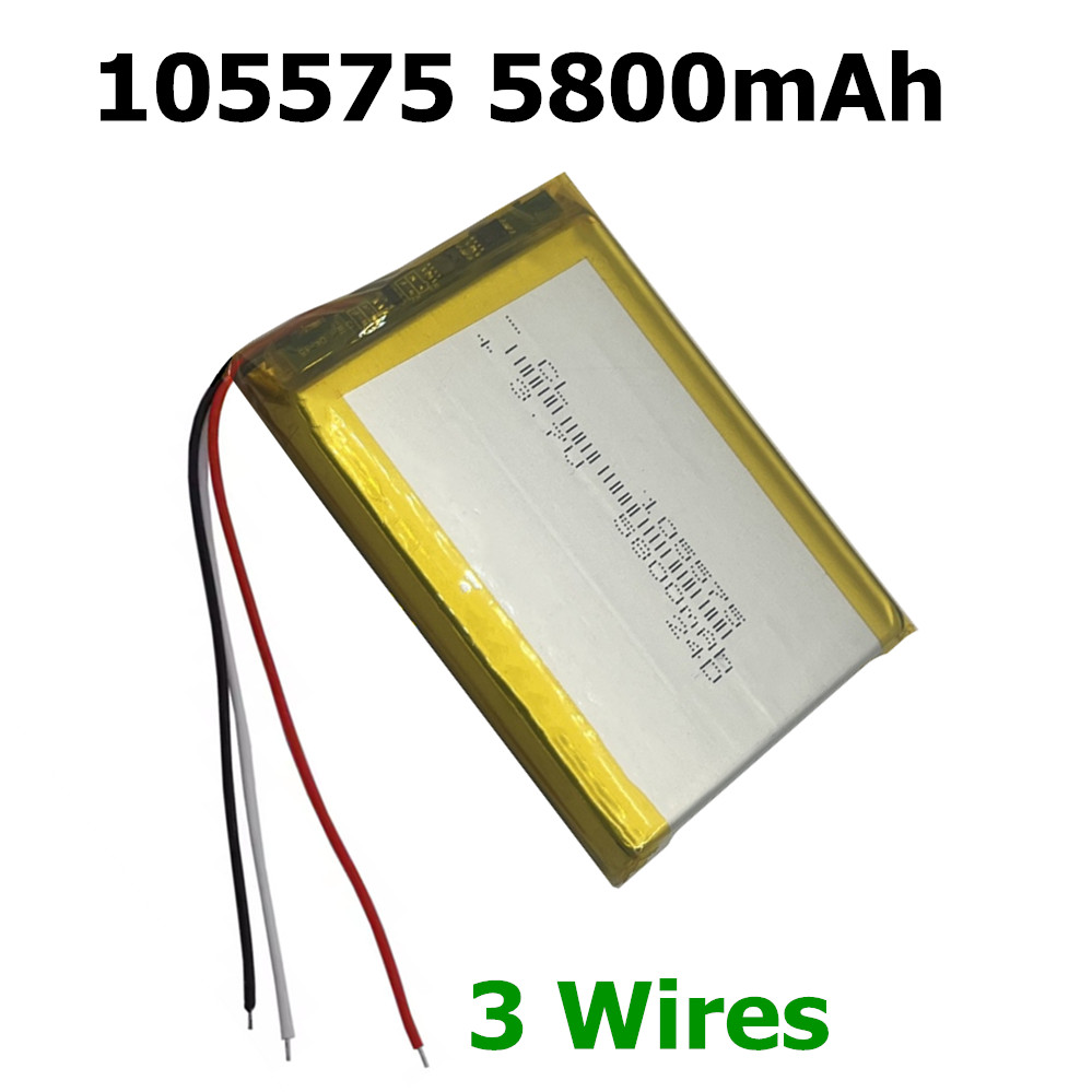 105575 5800mAh 3.7V Lithium Po - Diy Electronics Book 评论和价格