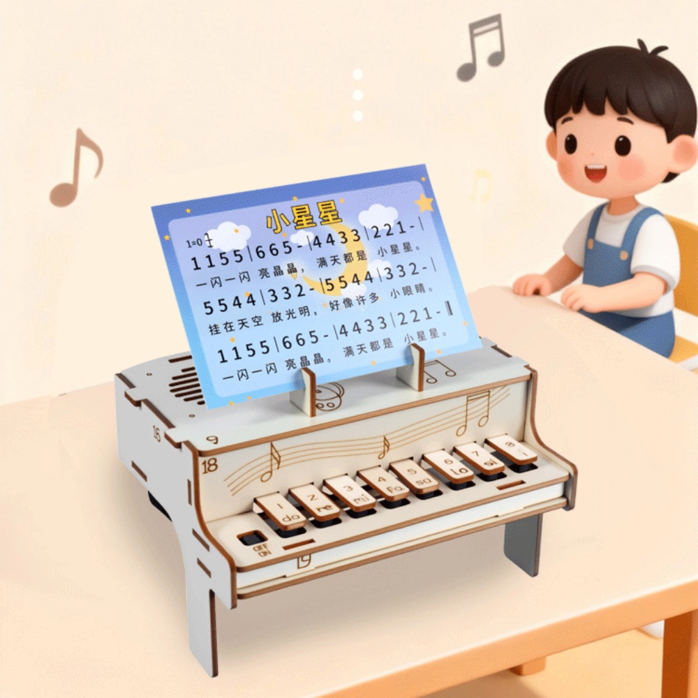 DIY Wooden Electronic Piano Mo - Diy Electronics Music 评论和价格
