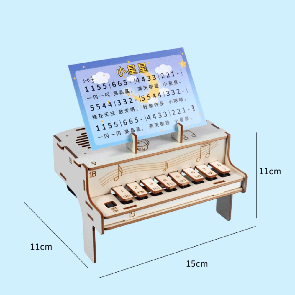 DIY Wooden Electronic Piano Mo - Diy Electronics Music 评论和价格