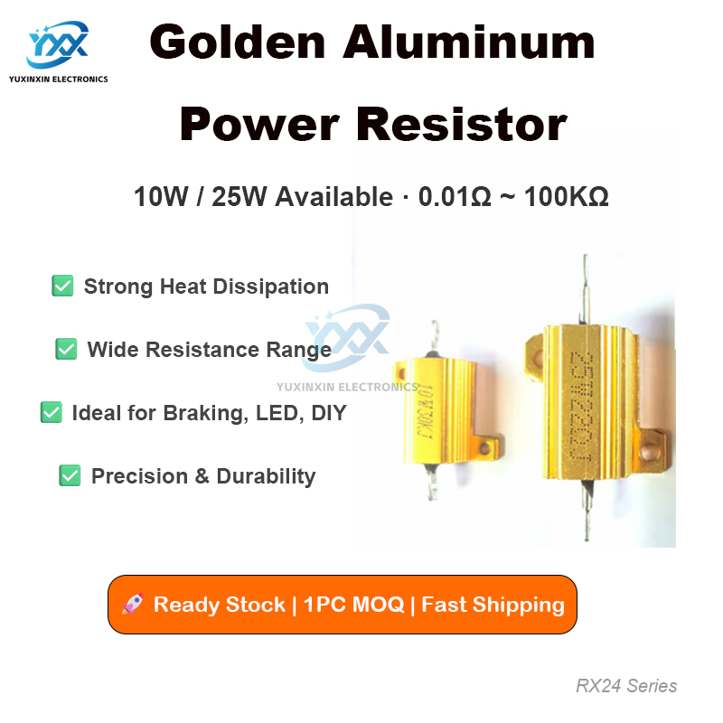 1PCS RX24 Power Resistor 10W 2 - Diy Electronic Load 评论和价格