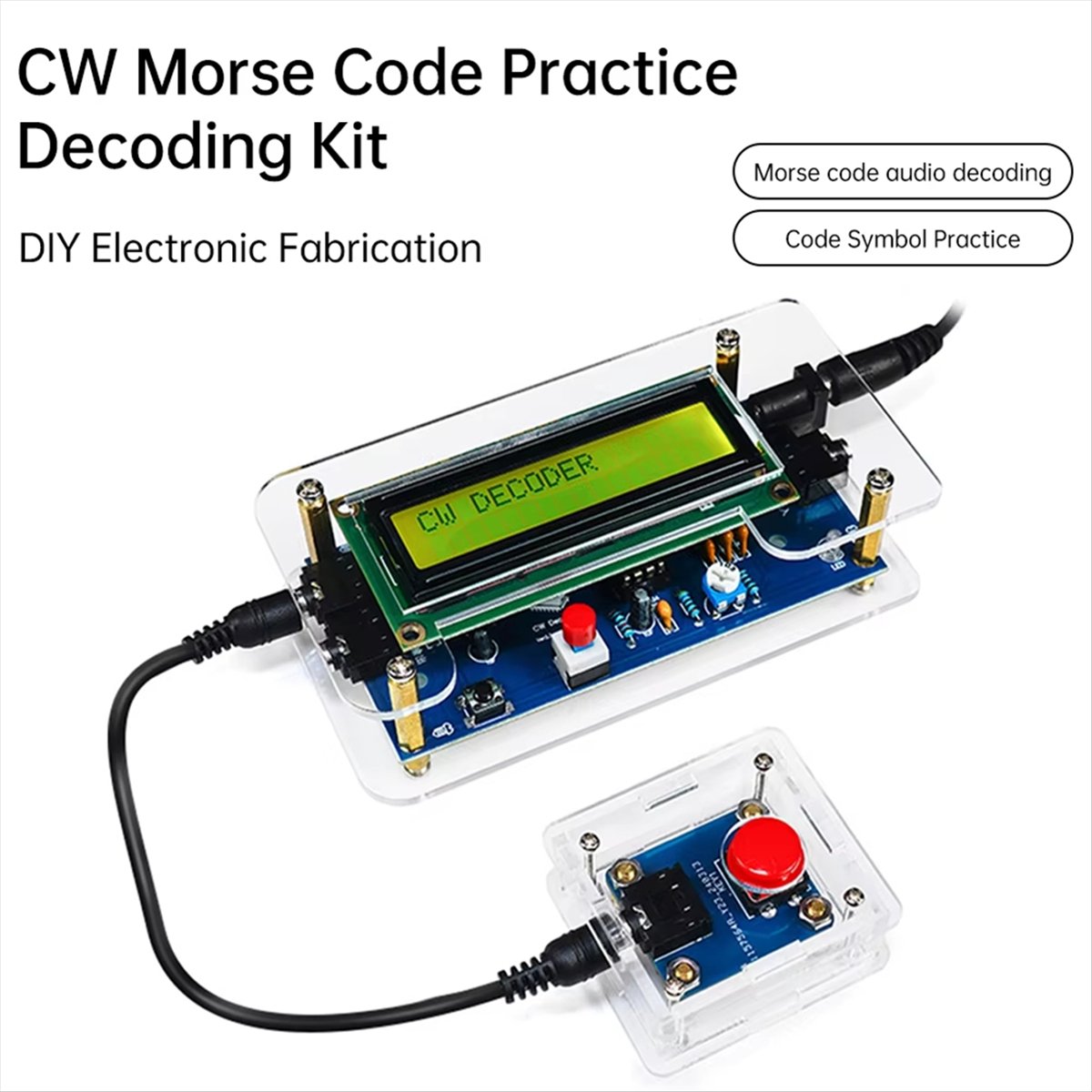 HDL DC9V CW Morse Code Decoder - Diy Electronics Board 评论和价格