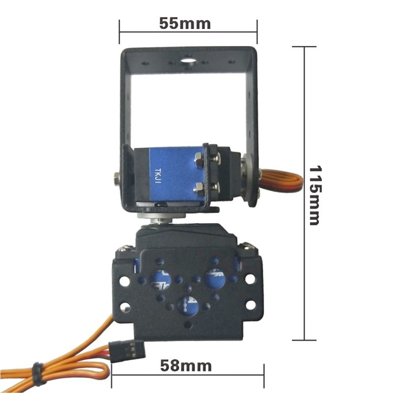 2 DOF Robotic Pan And Tilt Ser - Diy Kit Elektronik 评论和价格