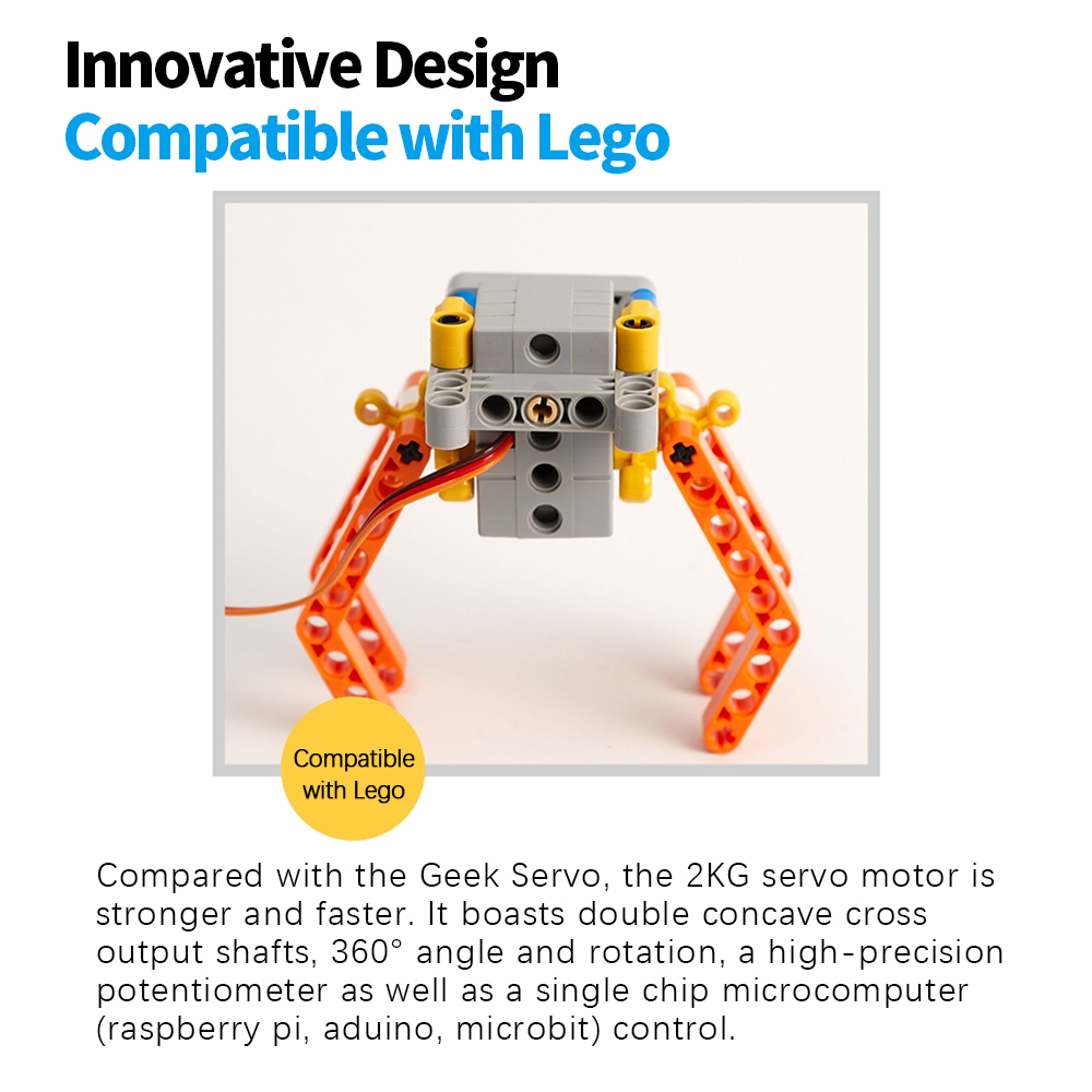 2KG Programmable 270° 360° Ser - Diy Lego Electronics 评论和价格