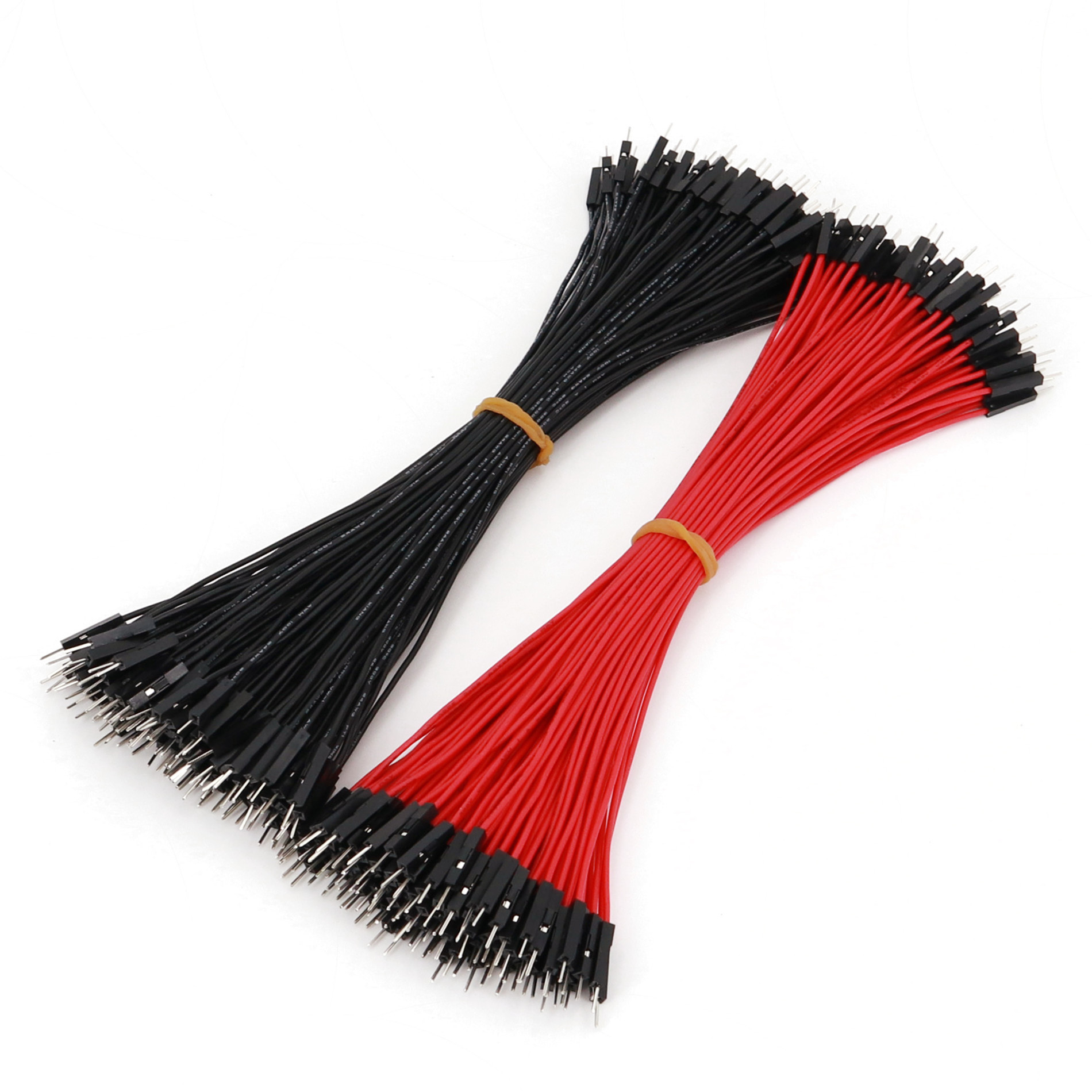 200Pcs Red Black 1Pin 20cm Dup - Arduino Diy Electronics 评论和价格