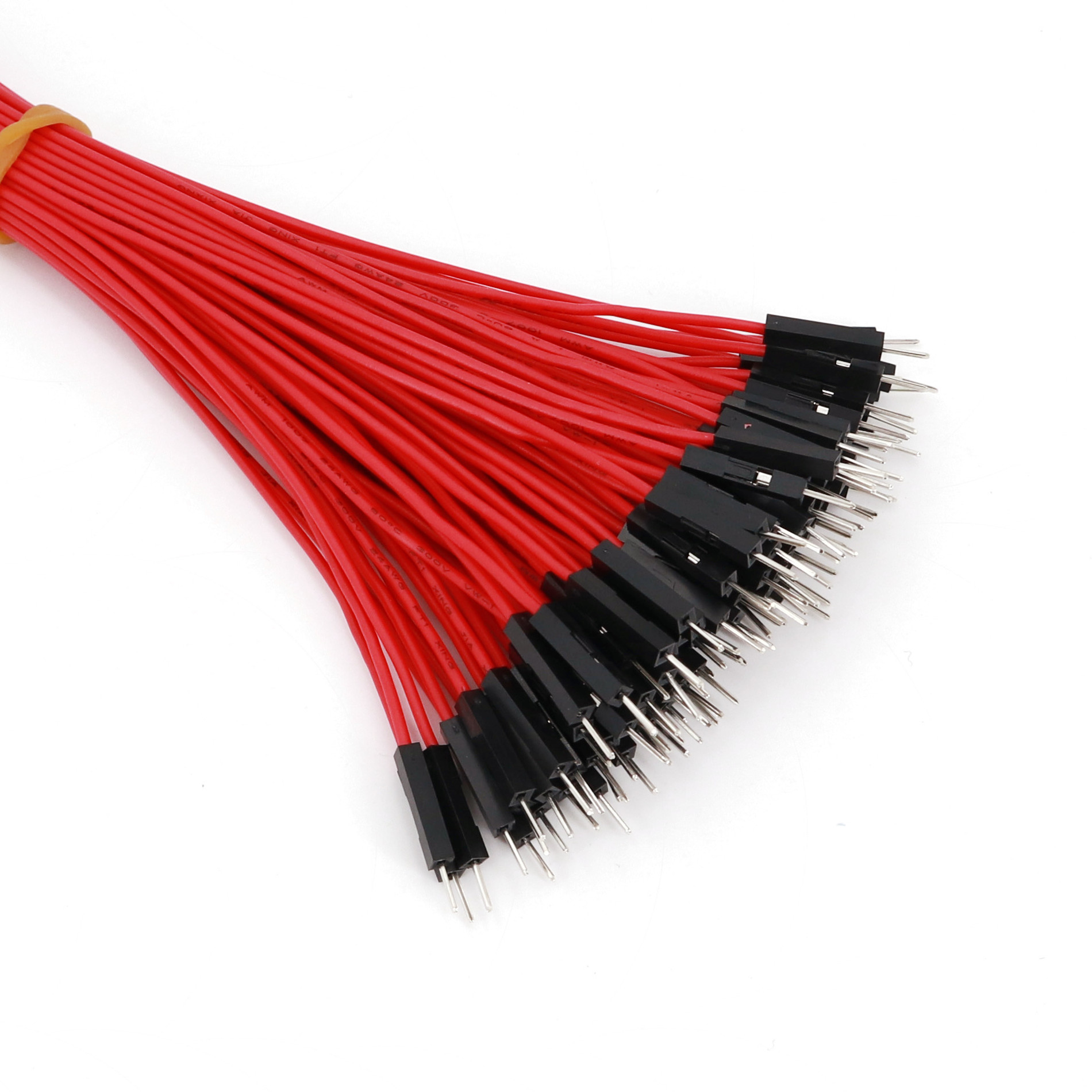 200Pcs Red Black 1Pin 20cm Dup - Arduino Diy Electronics 评论和价格