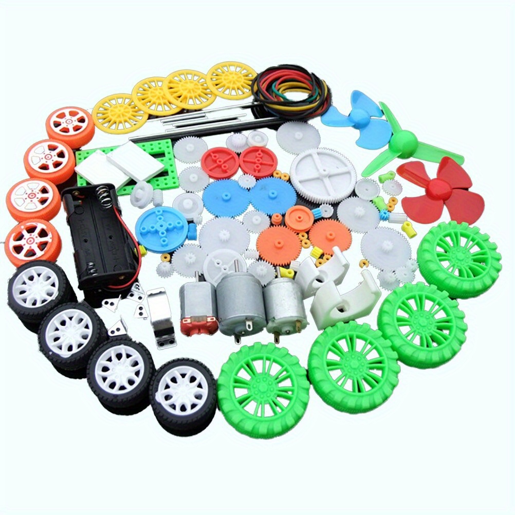 112pcs DC Motor Kit Electric M - Diy Kit Elektronik 评论和价格