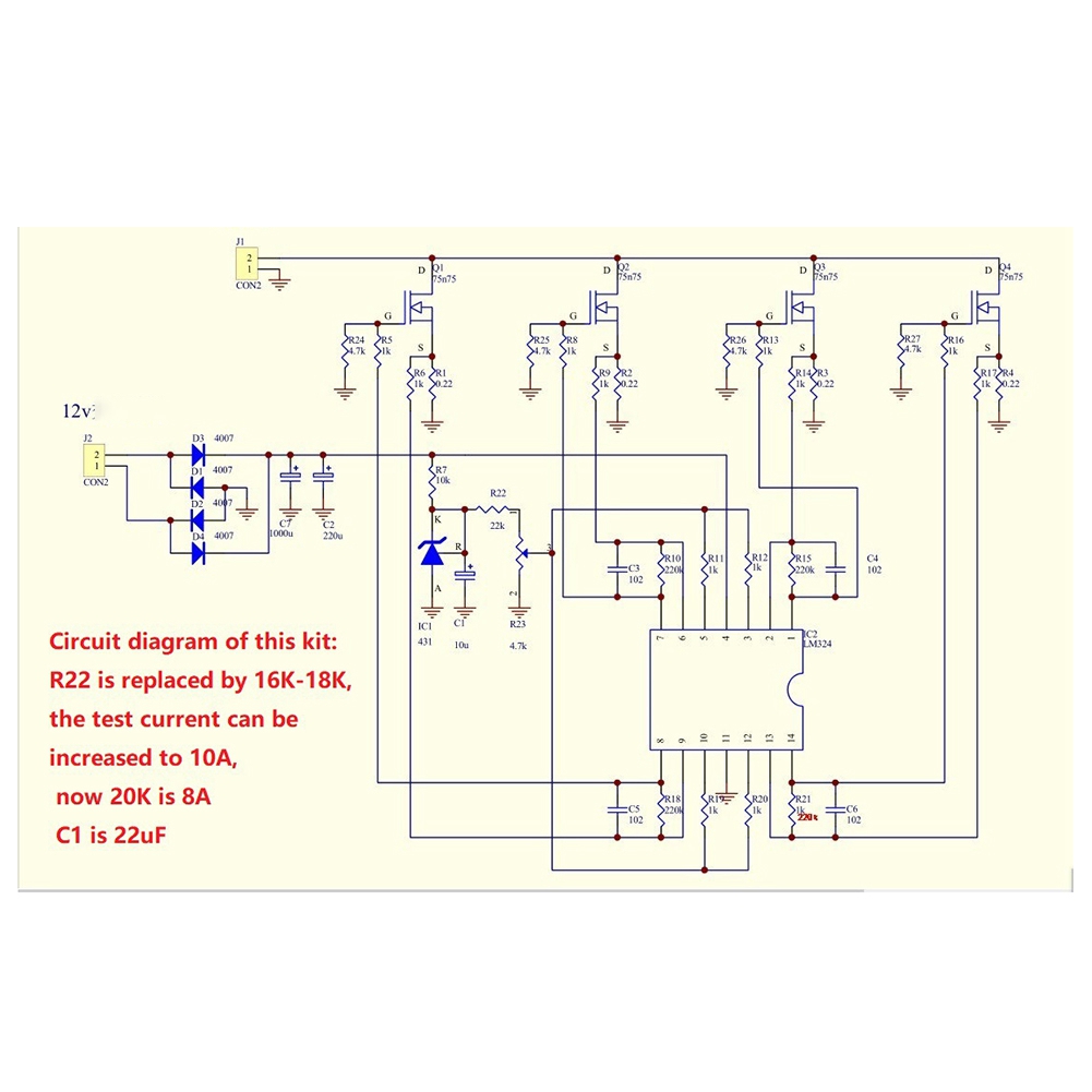 ABIY-DIY Kits 150W 10A Battery - Diy Electronic Load 评论和价格